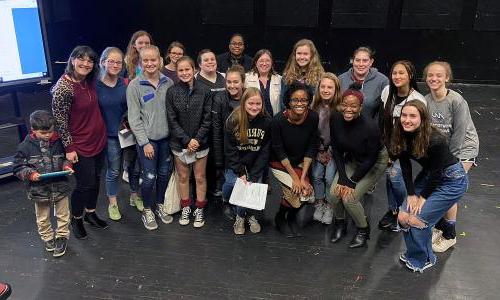 The Atlanta 500 Women Scientists and the Grady High School 500WS pods at their intergenerational reproductive justice training. 